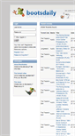 Mobile Screenshot of bootsdaily.com