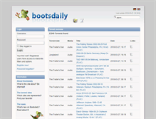 Tablet Screenshot of bootsdaily.com